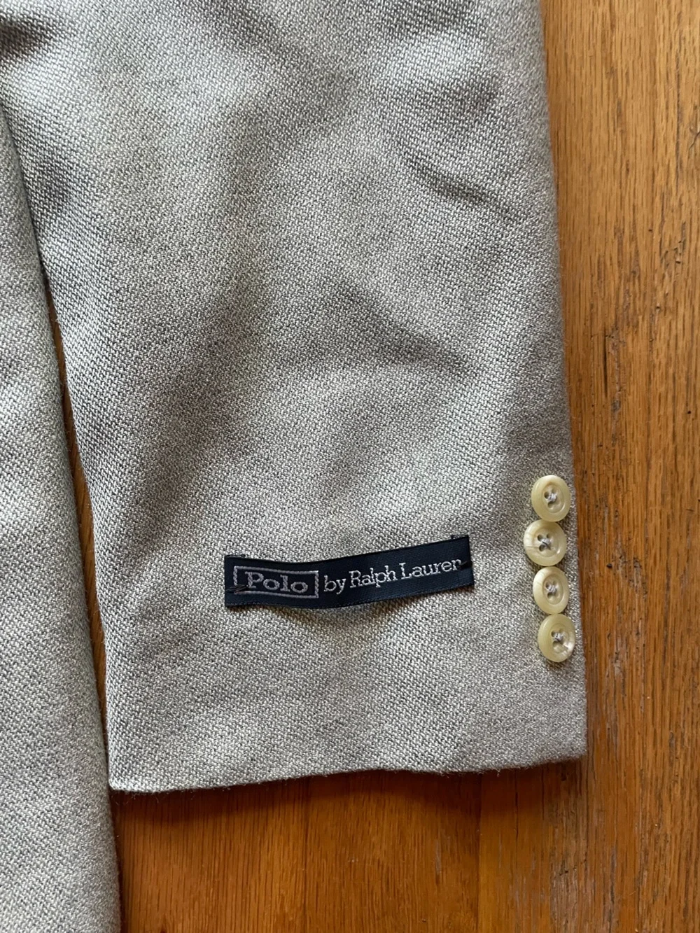 NWT Polo Ralph Lauren Gray Silk/Wool Blend Sports Coat 42L- Made in Italy